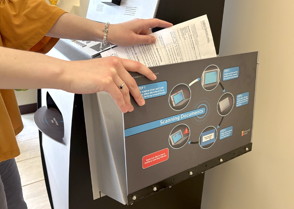 Document scanning self-service document processing